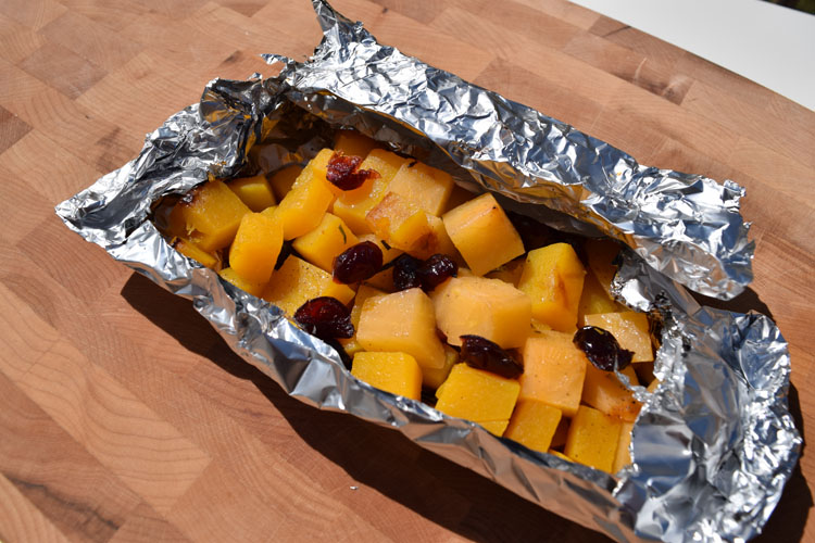 Squash en papillote